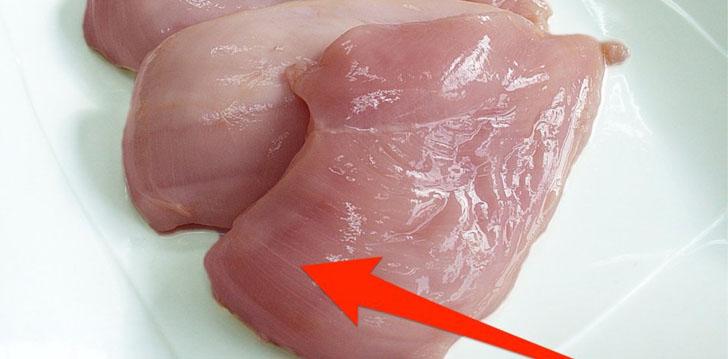 If your chicken breast has white striping it may contain way more fat than you think If your chicken breast has white striping it may contain way more fat than you think