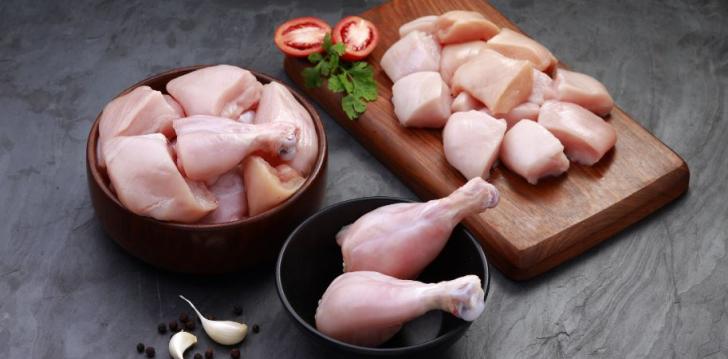 What happens if you eat raw chicken?